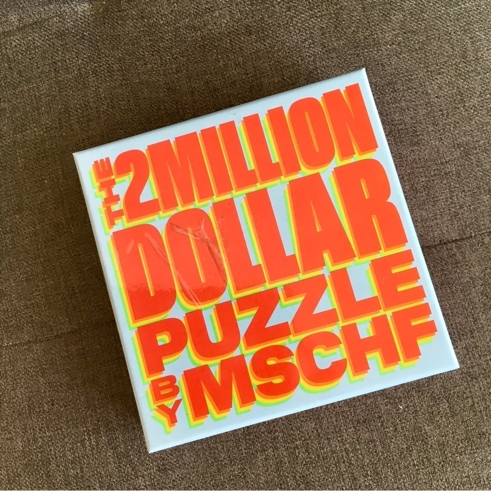 MSCHF “The Two Million Dollar Puzzle,” Blue, Red, 500 pieces (*prizes redeemed*)